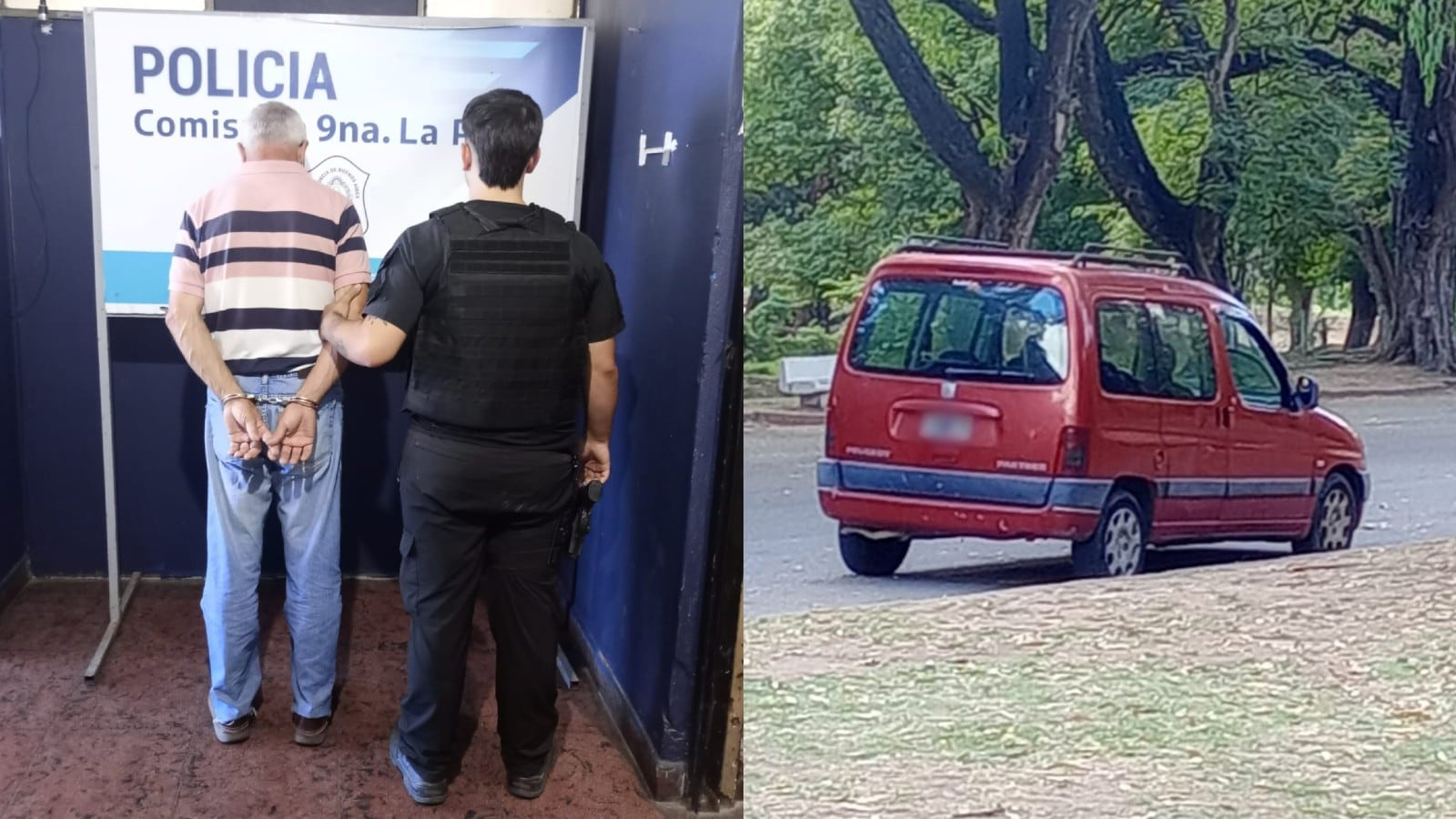 Un video grabado por una de las víctimas, donde se observa al acusado en el interior de la camioneta, fue incorporado a la causa