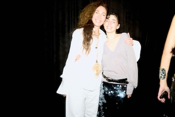 María Cher y Zoe Hochbaum 25 años en BAFWeek