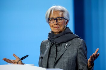 Christine Lagarde, presidenta del Banco