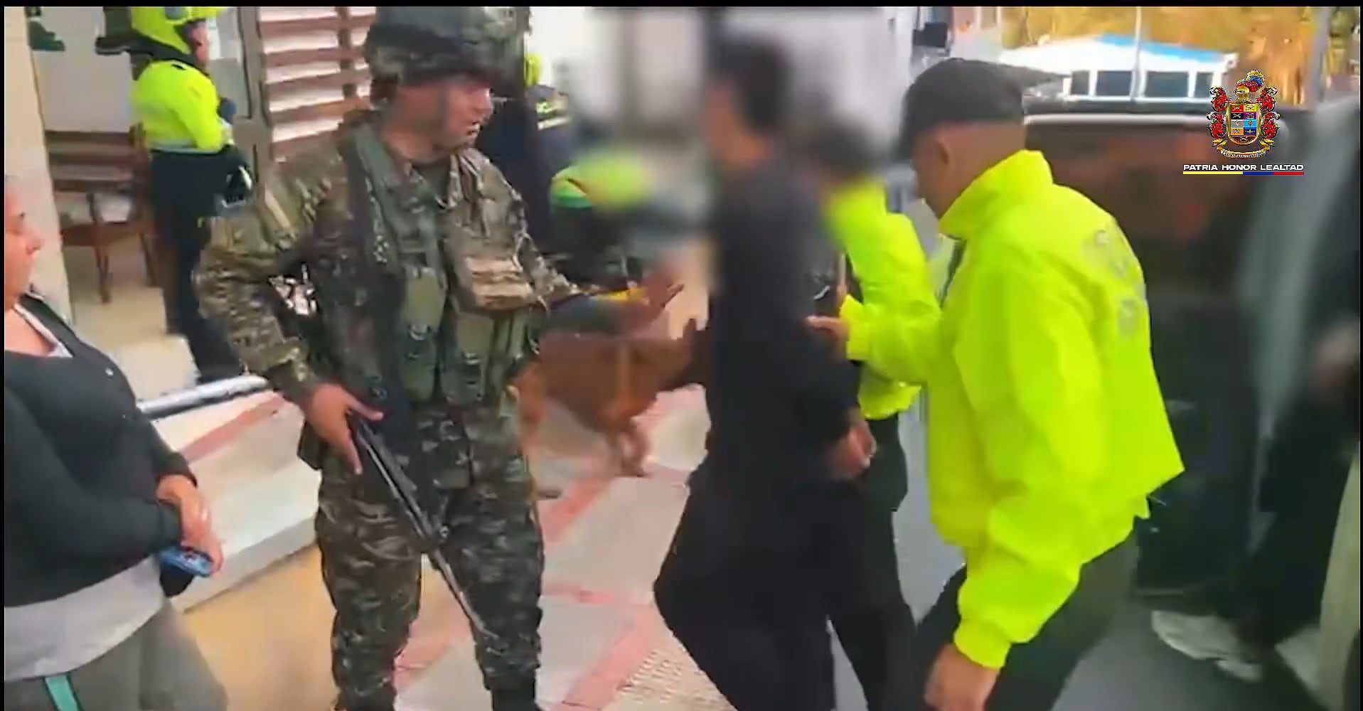 Alias Popeye, Rayo McQueen, Chinche, el Negro y Veneco figuran entre los detenidos - crédito @COL_EJERCITO/ X
