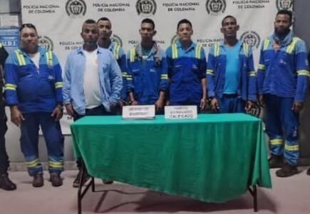 7 presuntos delincuentes se hacían pasar por trabajadores de Air-e para robar cableado en Barranquilla
