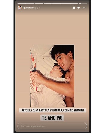 La tierna foto de Gianinna