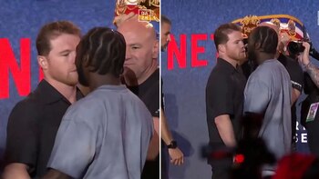 Canelo empujó a Crawford en