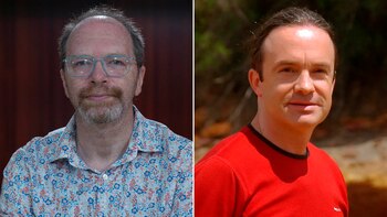 Diego Golombek y Carlos Briones