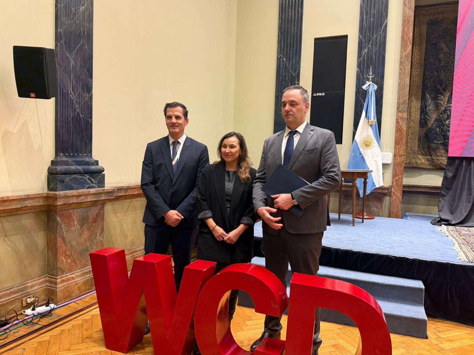 El vocero presidencial participó de un evento en la Bolsa de Comercio de Buenos Aires