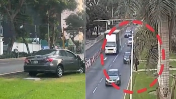 Accidente en Javier Prado: peatón