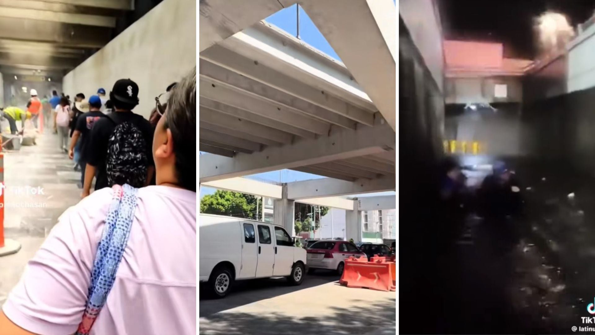Desde calles dañadas hasta estaciones inundadas, una usuaria de TikTok encendió el debate sobre la preparación de la capital para recibir visitantes. (TikTok /@ari___888)