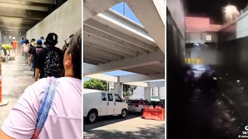 Desde calles dañadas hasta estaciones inundadas, una usuaria de TikTok encendió el debate sobre la preparación de la capital para recibir visitantes. (TikTok /@ari___888)