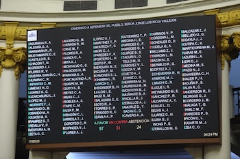 Votación de primera candidatura