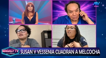 Melcochita explota contra sus hijas EN VIVO y lanza alarmante frase: “¿Quiere que me meta un balazo?”. Captura: Magaly TV La Firme.