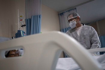 Un paciente contagiado de COVID-19