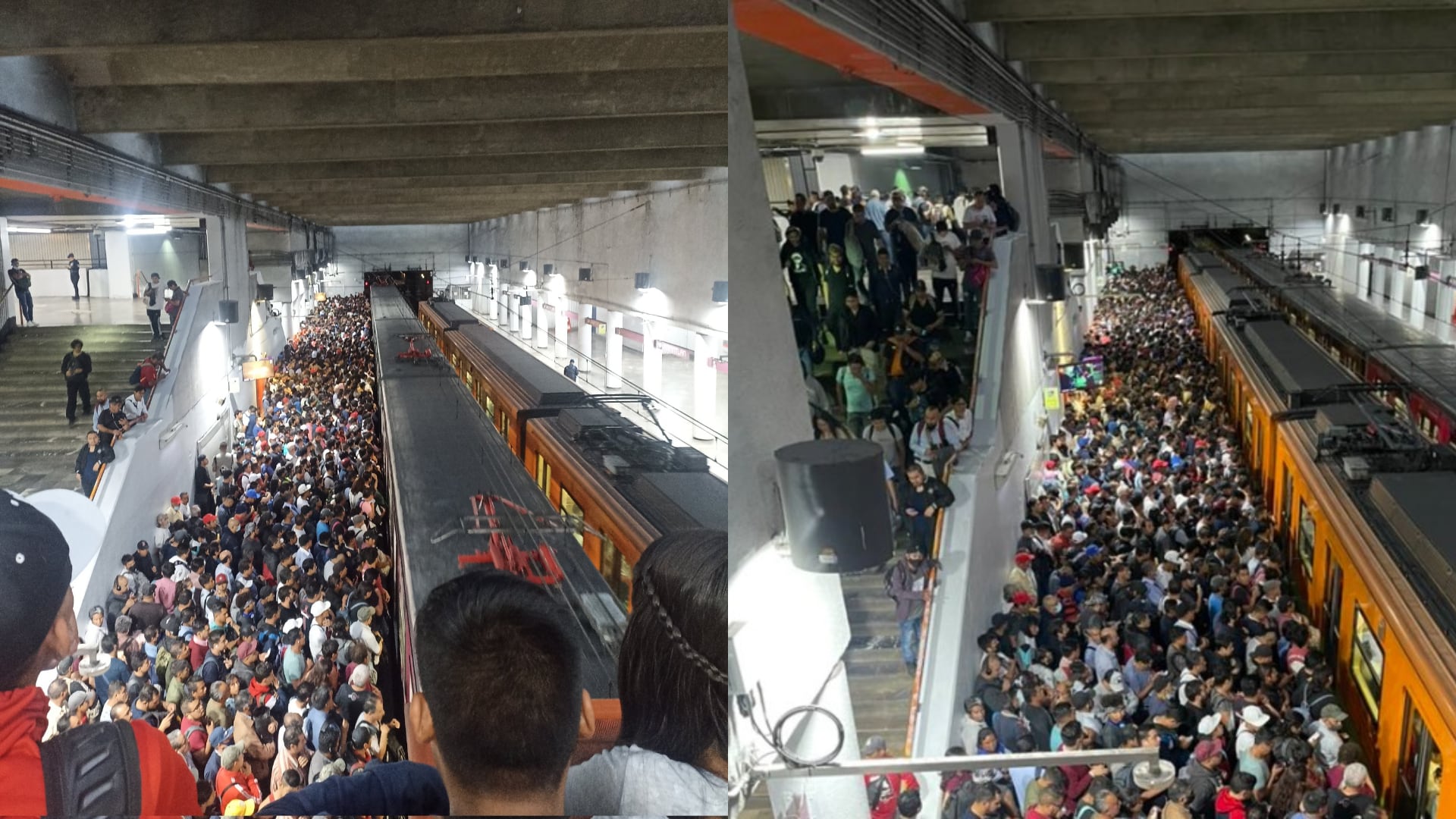 Línea A del Metro CDMX suspende servicio en el tramo Pantitlán - Agrícola Oriental (Twitter/@4mericanPsych0/@jmms87)