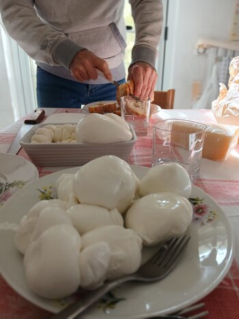 La cena con sopa, tarta
