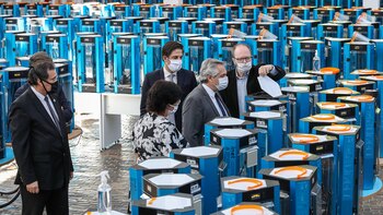 Alberto Fernández visitó el Museo