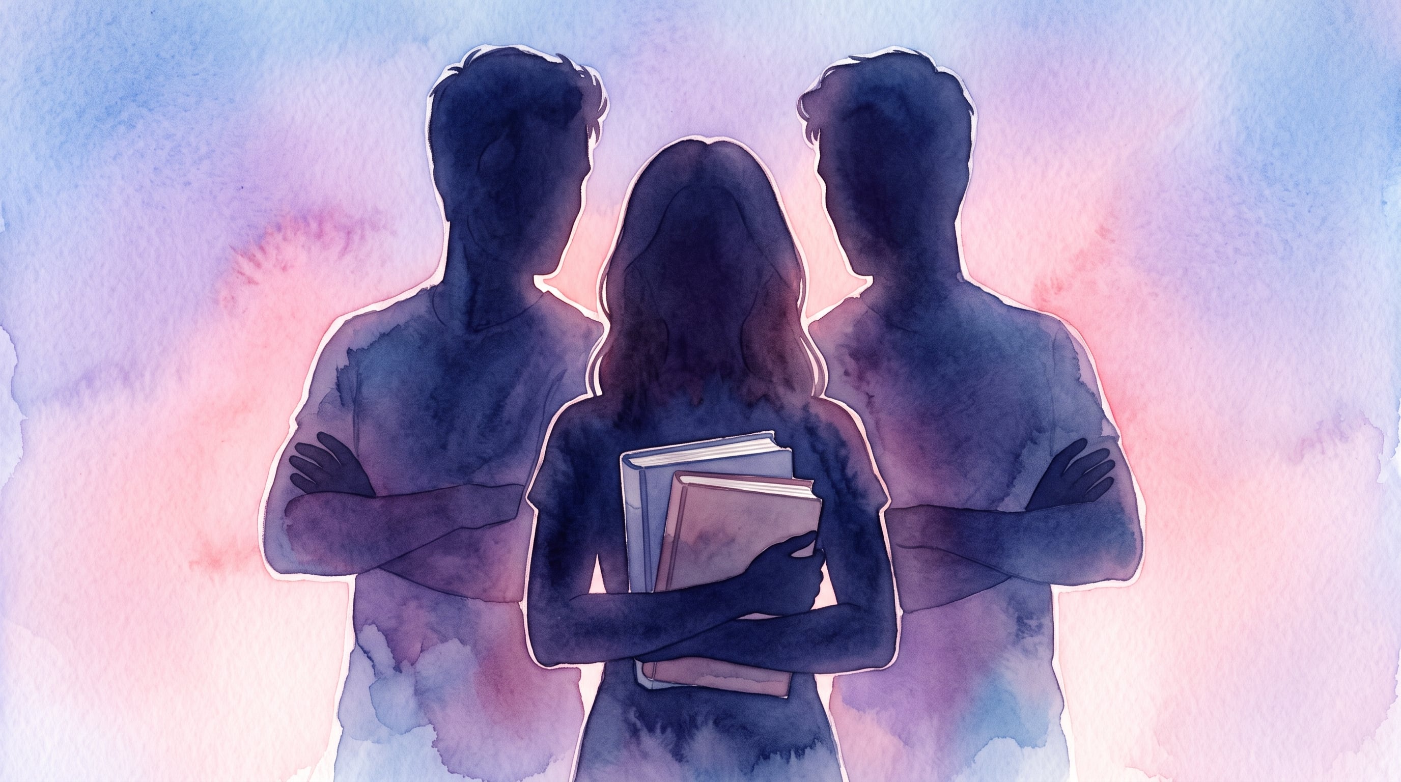 El triángulo amoroso sigue vigente en la ficción porque articula rivalidad, identidad y dilemas morales en géneros y épocas distintas - (Imagen Ilustrativa Infobae)