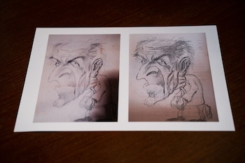 Caricatura dibujada por David (Twitter)