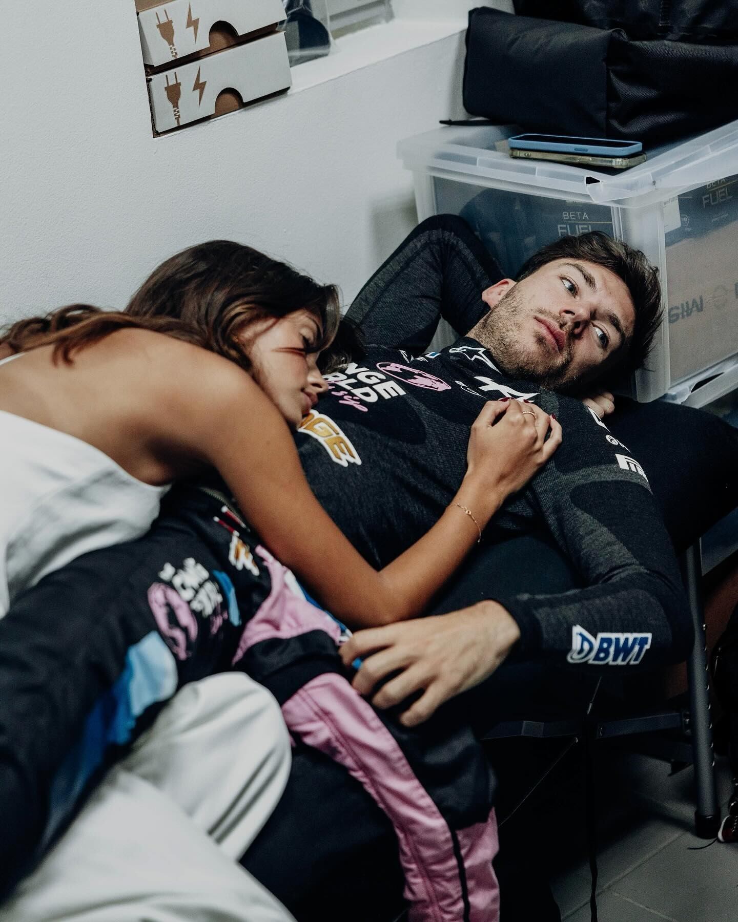 La primera aparición pública de ambos fue en un partido del PSG de Lionel Messi