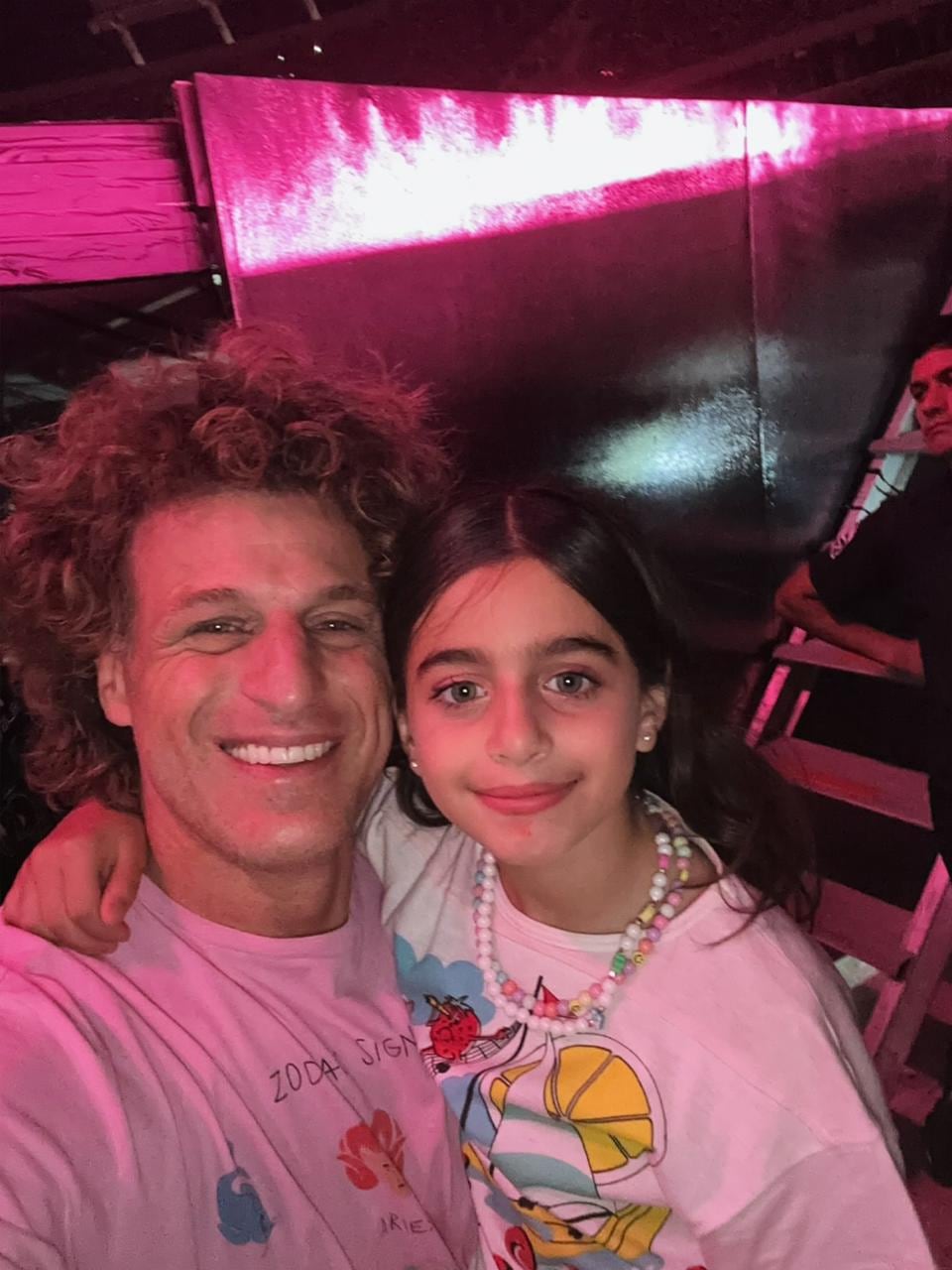 La felicidad de Rulo Schijman al ver brillar a su hija en el show de María Becerra