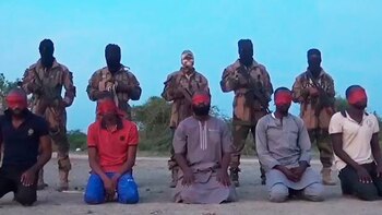 Captura del video difundido por