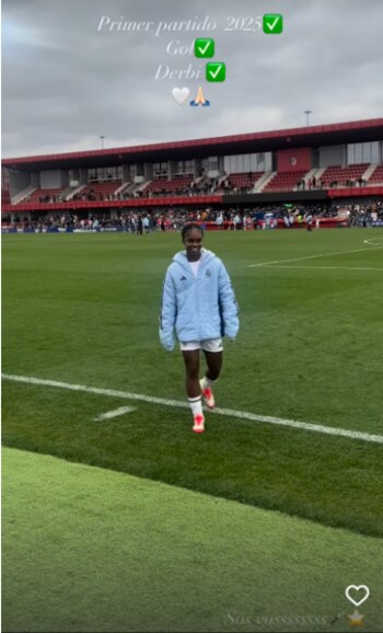 La novia de la delantera