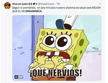 La postura del presidente causó