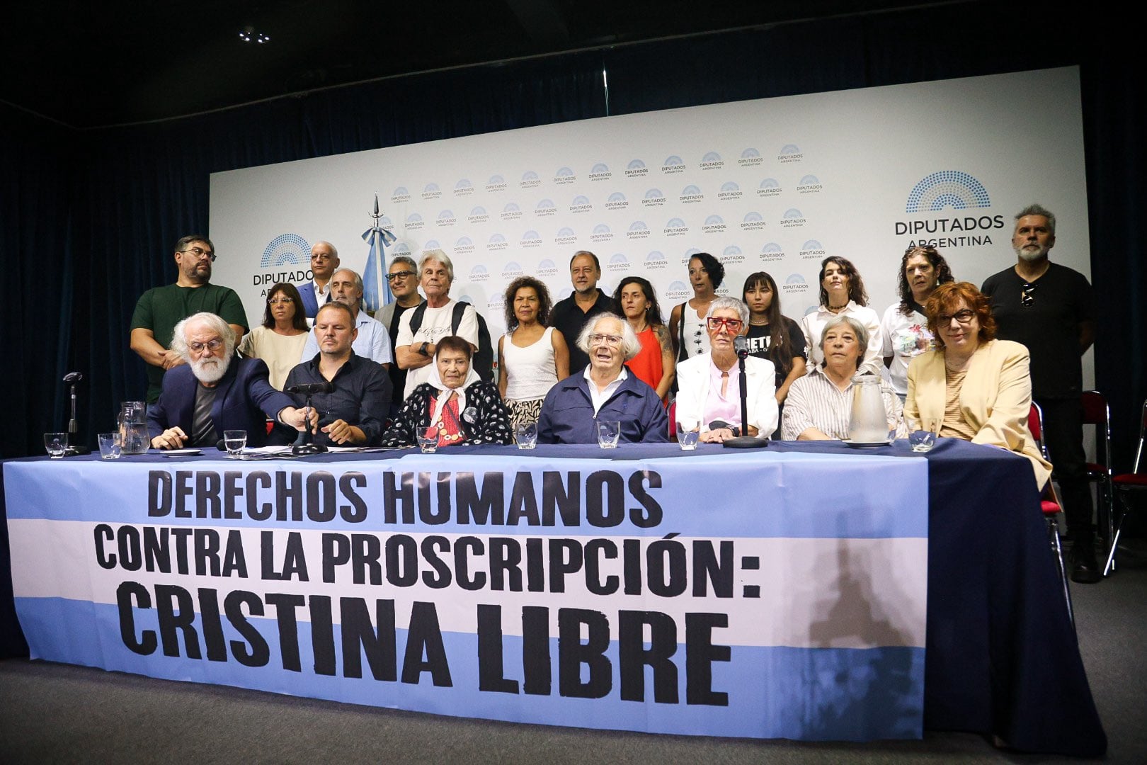 El acto que se realizó ayer en el Congreso donde se pidió por la libertad de Cristina Kirchner