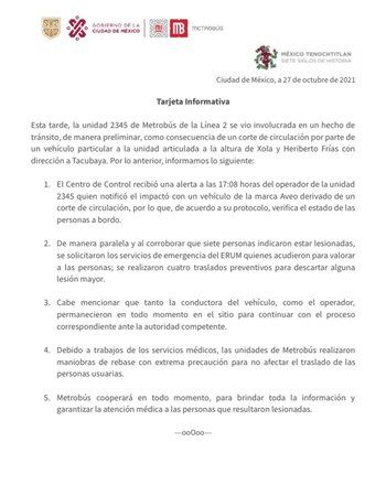 El sistema de transporte público