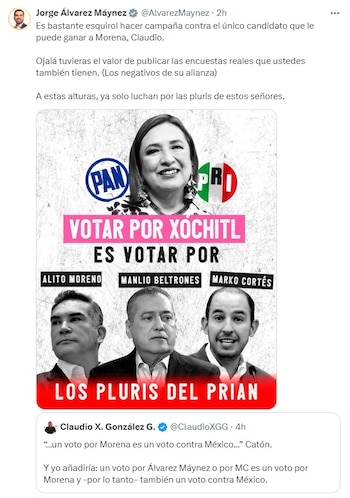 El aspirante presidencial arremetió contra