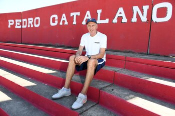 En la tribuna de Deportivo
