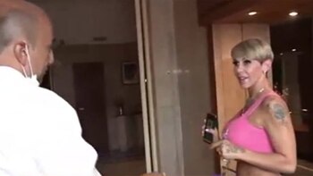 Mónica Farro y Pablo Layús