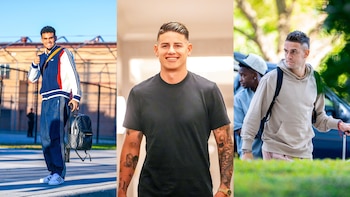 La selección Colombia entrena con