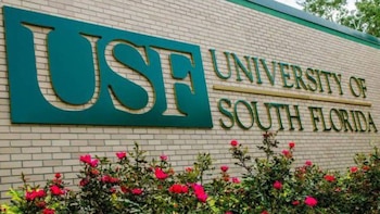 Universidad del Sur de Florida: Su icónico letrero identificador