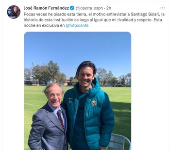 Así reconoció Joserra al técnico