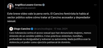 La senadora Angélica Monsalve revivió