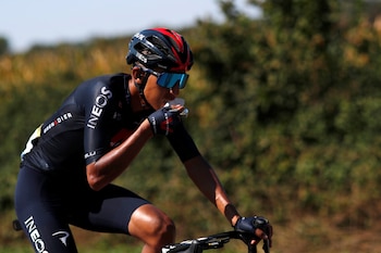 Egan Bernal, líder del Team Ineos Grenadiers en el Giro de Italia. REUTERS/Stephane Mahe/File Photo
