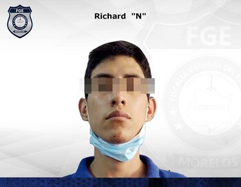Richard "N" fue detenido en