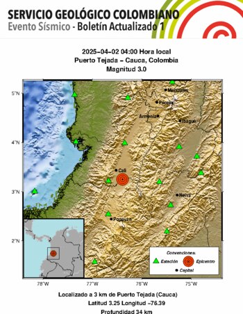 El departamento del Cauca vivió