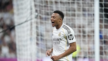 El delantero del Real Madrid Kylian Mbappé vuelve a ser el Pichichi de la Liga