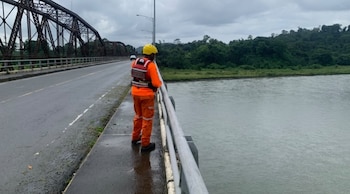 El Sistema Nacional de Protección Civil mantiene vigilancia permanente sobre las condiciones meteorológicas y el comportamiento de los principales ríos en la provincia de Bocas del Toro. (Sinaproc)