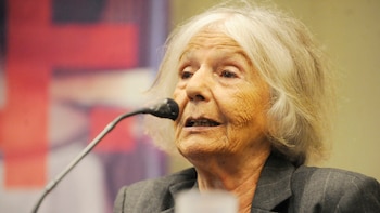 Sarlo, en la Feria del