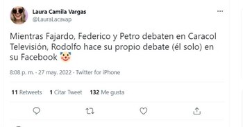 Rodolfo Hernández no estuvo en