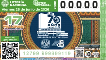 Sorteo Superior 2888: Resultados viernes 26 de junio del 2026 de la Lotería Nacional