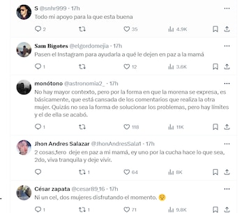 Varias personas opinaron sobre las