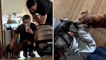 Sofía Pachano, su hijo Vito