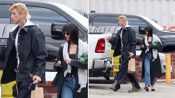Dakota Johnson y Machine Gun Kelly: contrastes de estilo en su primera aparición juntos en Los Ángeles