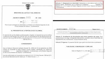 Andrés Forero criticó nuevo nombramiento de Inti Asprilla como notario en Soacha - crédito @AForeroM/X