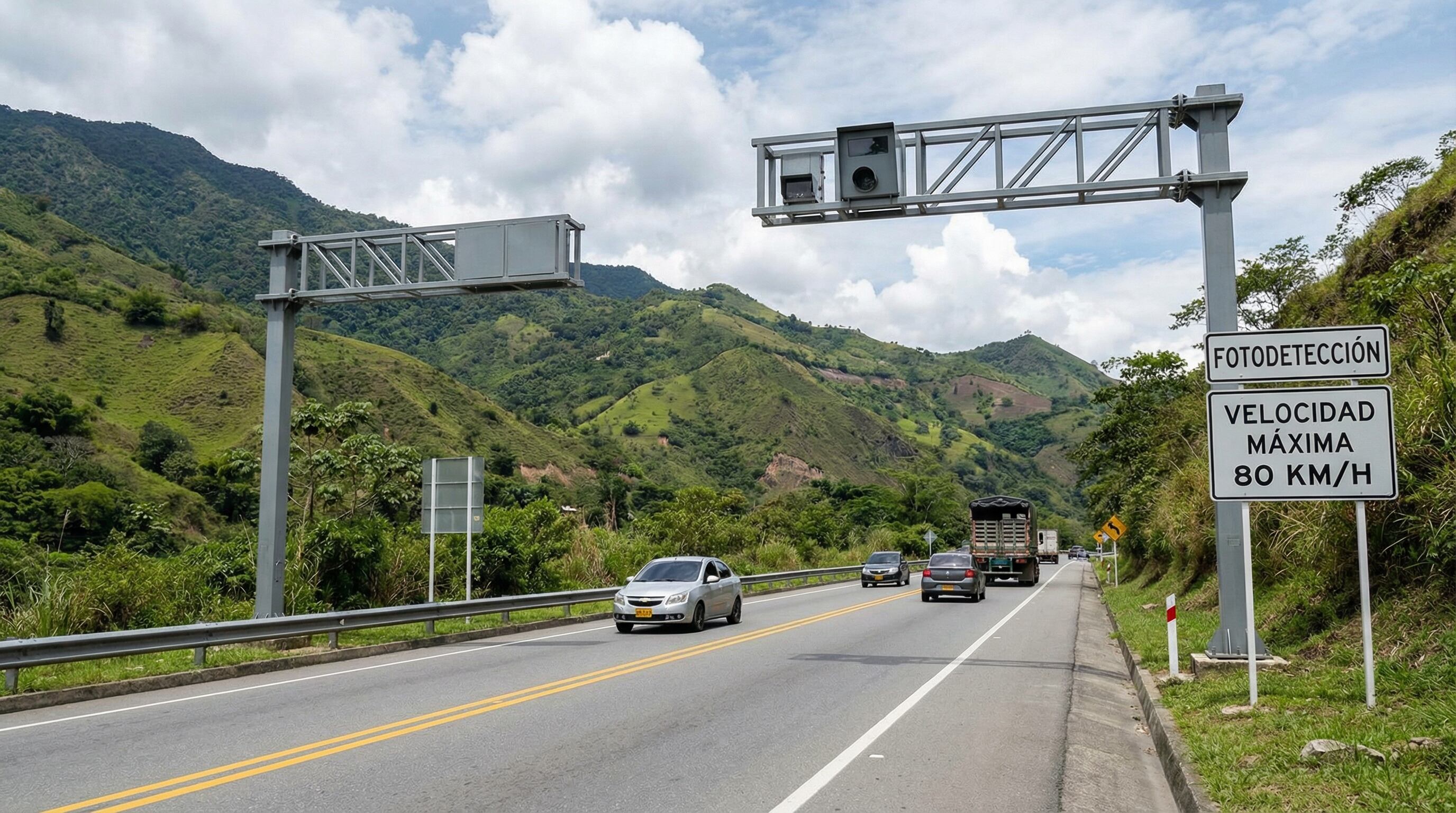 Identificar las vías con más cámaras de velocidad en Colombia es clave antes de viajar en Semana Santa. (Imagen Ilustrativa Infobae)