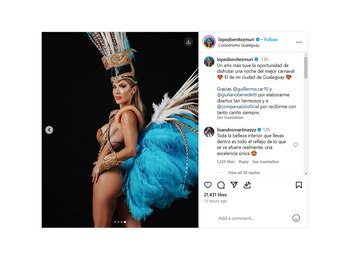 El posteo de Muri López