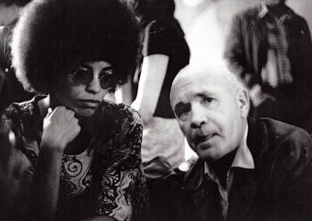 Genet junto a Angela Davis,
