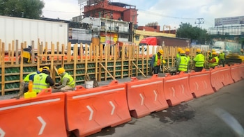 Mexibús Línea V obra en desarrollo Tlalnepantla Edomex